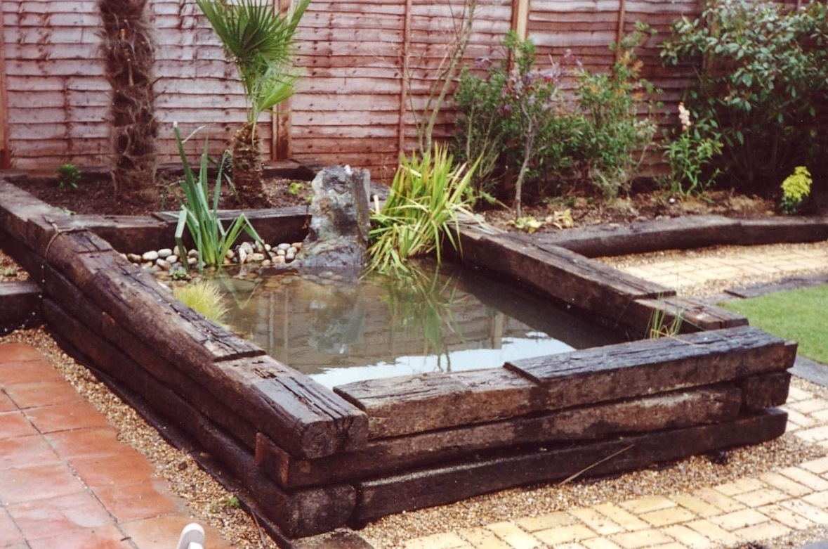 Sleepers Used For Pond